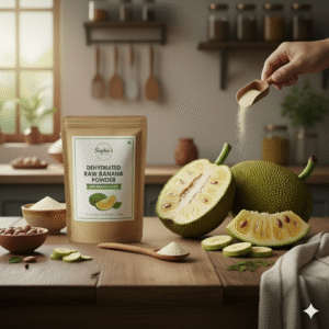 Alternative view of Dehydrated Raw Jack Fruit Powder - 250 grams